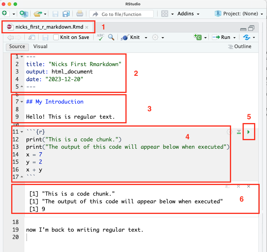 Annotated Basic R Markdown File