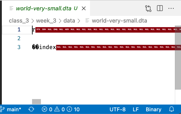 binary world in binary